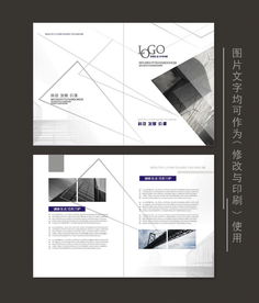 簡(jiǎn)約時(shí)尚黑白科技公司企業(yè)形象折頁設(shè)計(jì)模板指南